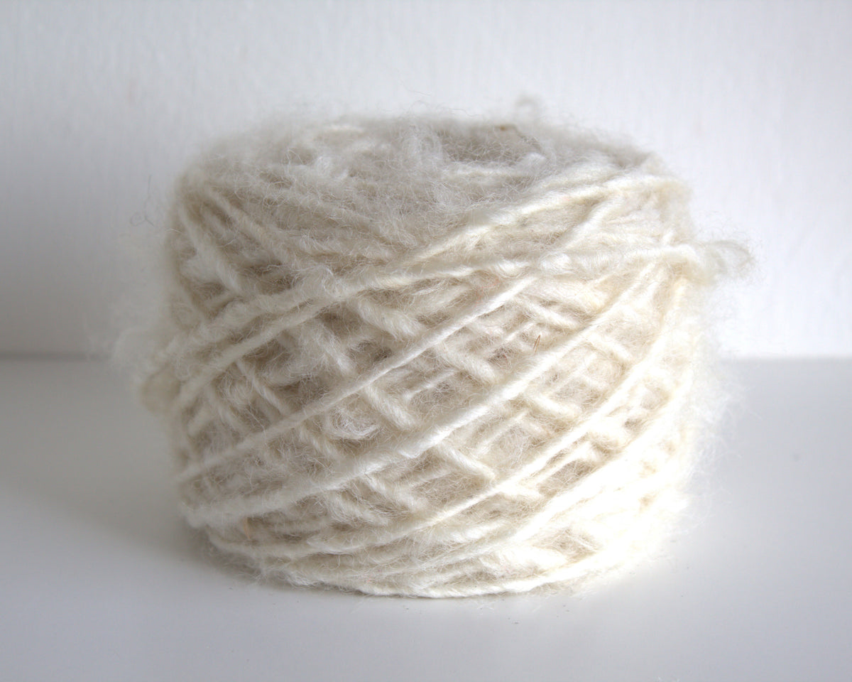 Ovillo de Lana Blanco, 100gr