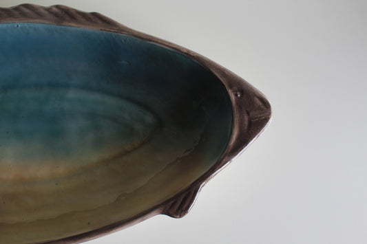 Fuente Pescado, Pieza Escultórica de Cerámica