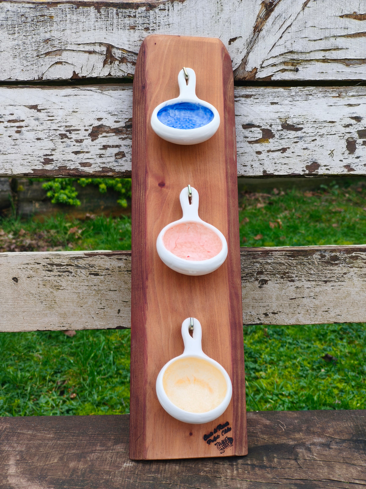 Set de 3 pocillos pequeños, Cerámica Artesanal